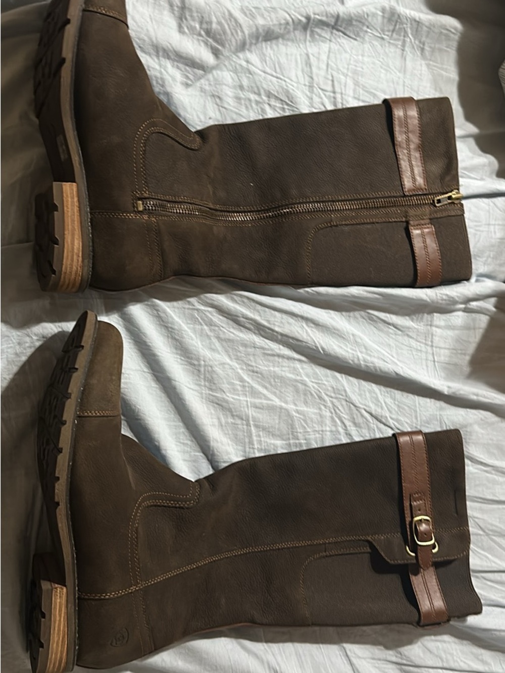 Ariat Stoneleigh H2O Dark Brown Leather Knee high Boots waterproof